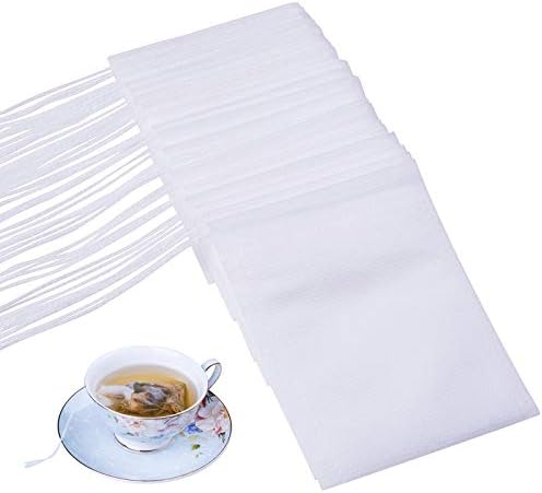 Corn Fibre Empty Tea Bags with Rope