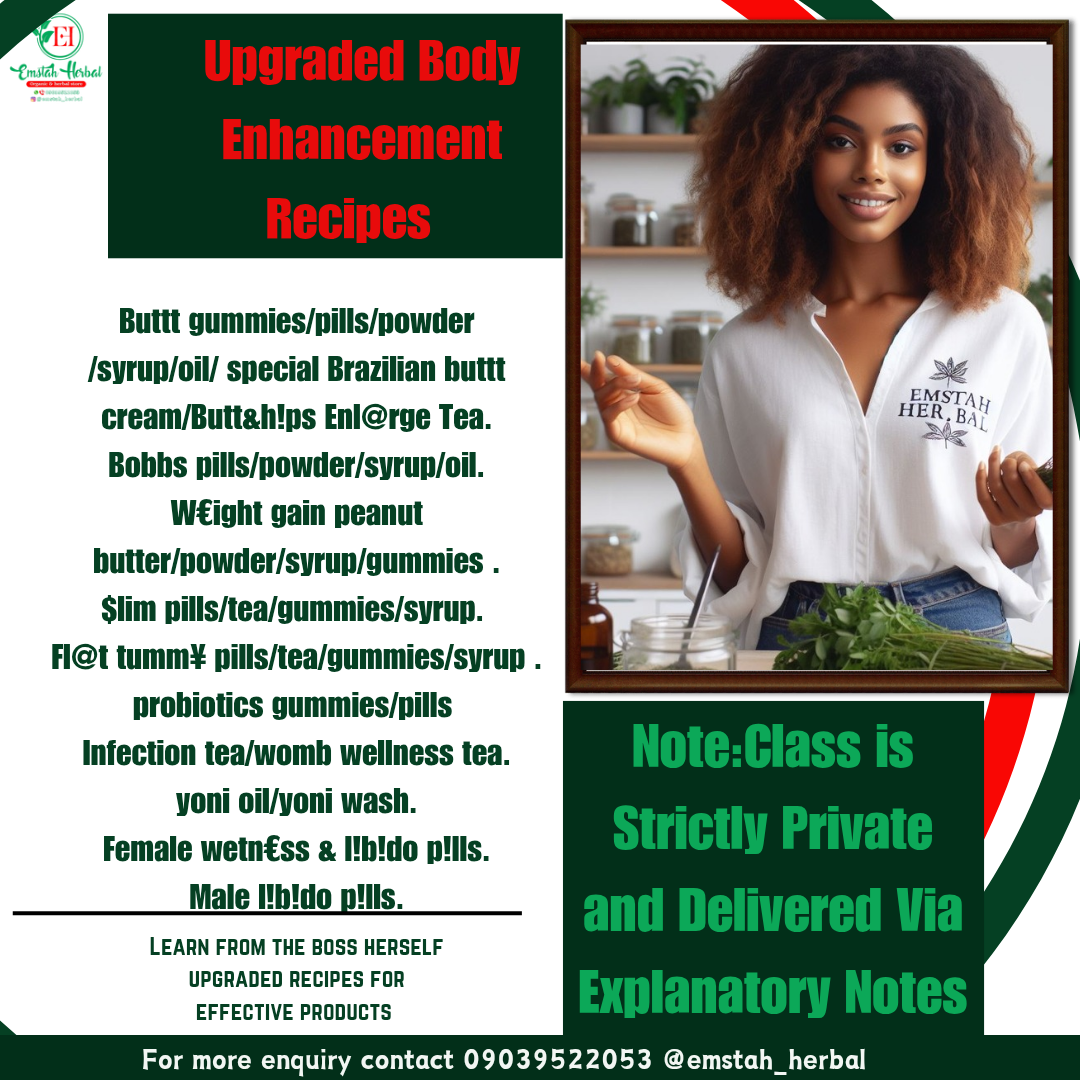 Body Enhancement Recipes